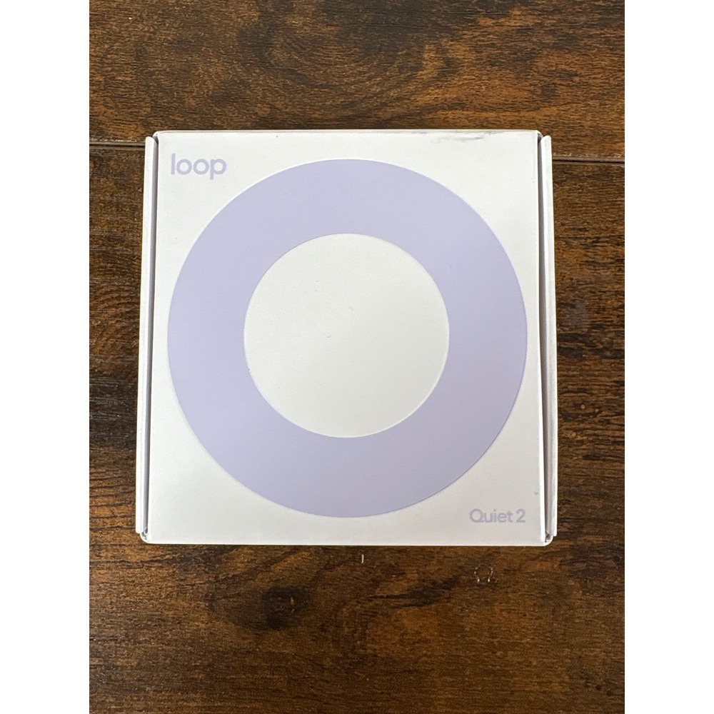 Loop Quiet 2 Earplugs Violet Noise Reduction for Sleep Focus and Travel 24dB SNR